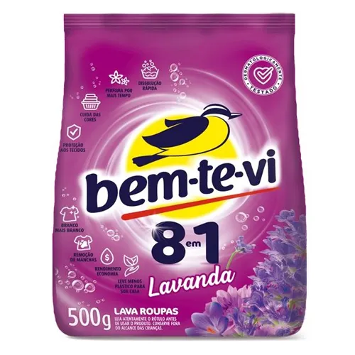 Sabão em Pó Bem-Te-Vi 500g